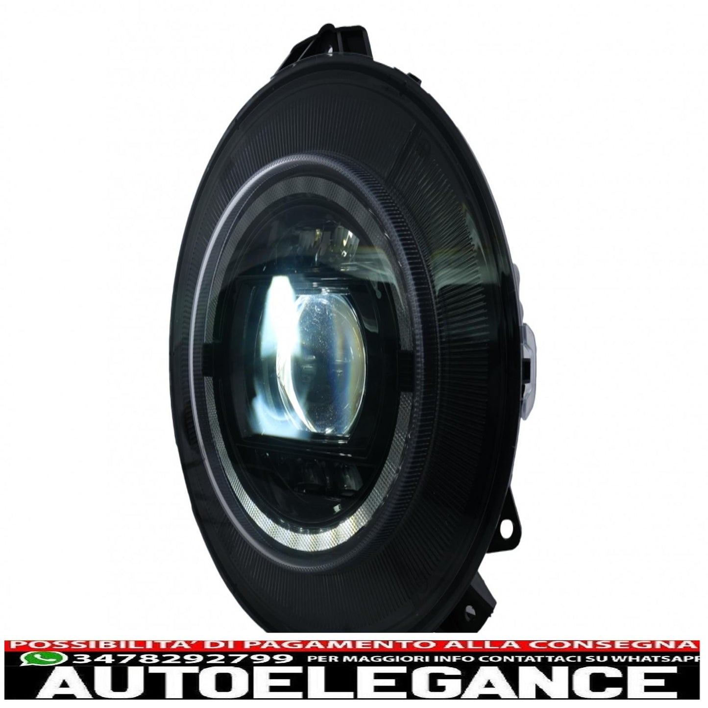 fari anteriori full led adatti per mercedes classe g w463 (2007-2017) design nero facelift 2018