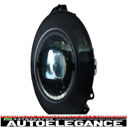 fari anteriori full led adatti per mercedes classe g w463 (2007-2017) design nero facelift 2018