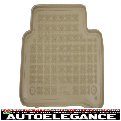 Beige rubber mat suitable for mercedes e class w211 2002-2009