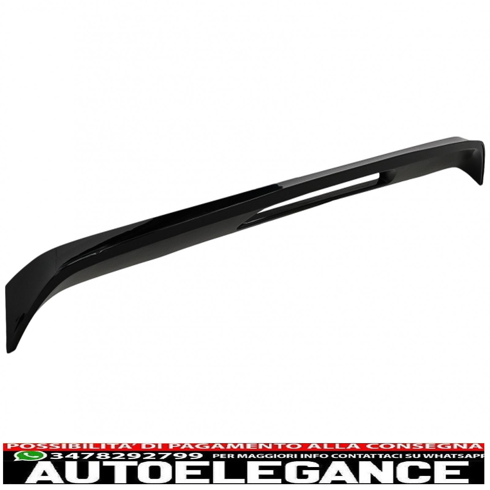 alettone spoiler aggiuntivo sul tetto adatto per vw polo 6r 6c (2009-2017) pianoforte nero AUTOELEGANCERICAMBI