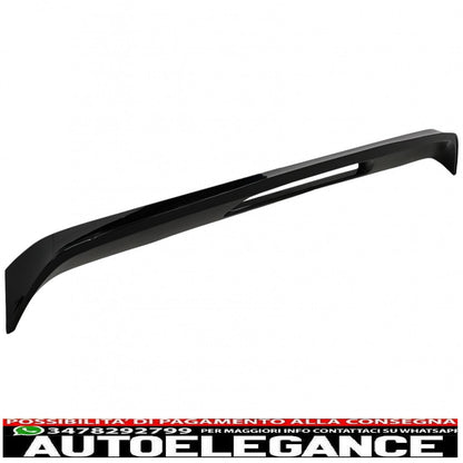 alettone spoiler aggiuntivo sul tetto adatto per vw polo 6r 6c (2009-2017) pianoforte nero AUTOELEGANCERICAMBI