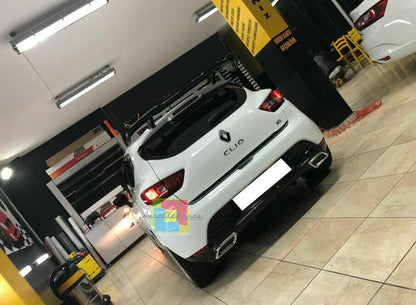 UNDER REAR BUMPER - RENAULT CLIO IV RS DESIGN DIFFUSER IN ABS