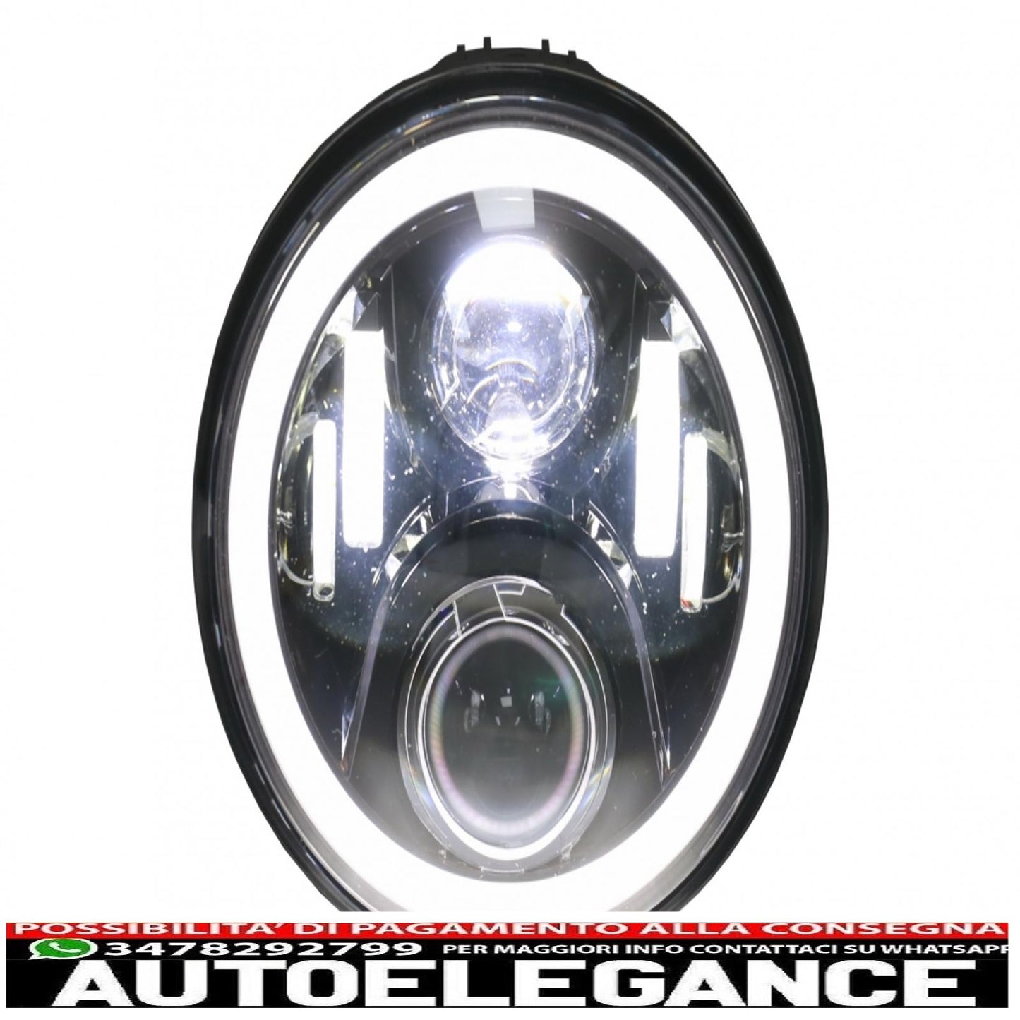 faro del motociclo a led adatto per honda cb250 cb400 cb500 cb1300 hornet 250 hornet 600 hornet 900 vtr250 vtec400 75w 7 pollici ip67 h4