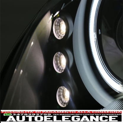ccfl led headlights angel eye suitable for vw golf v 5 jetta 5 (2004-2009) black 