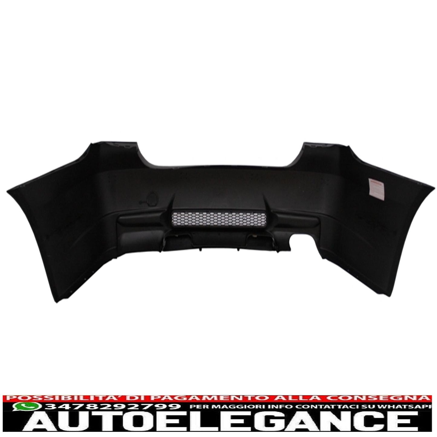rear bumper suitable for bmw 3 series e90 (2004-2008) non lci m3 look exhaust left side