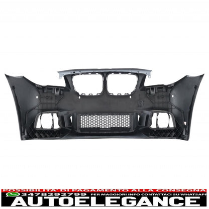 front bumper with spoiler suitable for bmw 5 series f10 f11 (2010-2017) m-performance sport m550 design