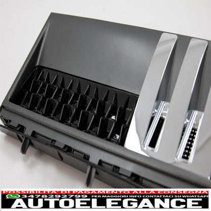 Side vent grilles for range rover vogue iii l322 (2002-2012) black dark grey new design autobiography edition 