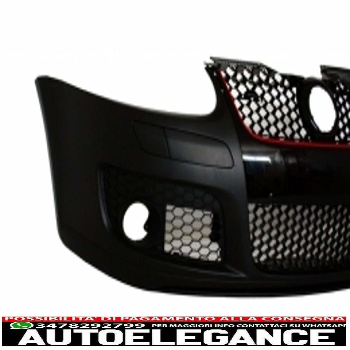 front bumper suitable for vw golf mk 5 v golf 5 (2003-2007) gti design with side skirts 
