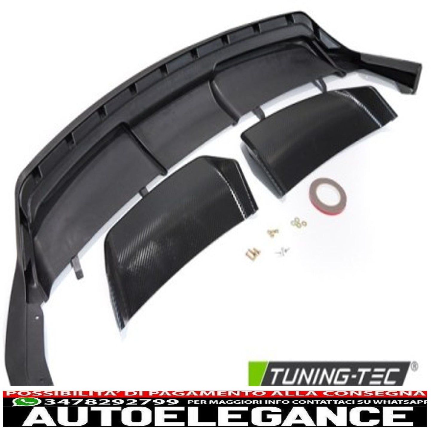 diffusore sport 2 stile adatto a tesla 3 17-