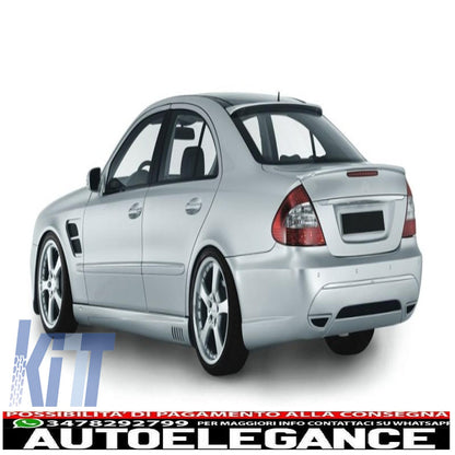 roof spoiler suitable for mercedes w211 e-class facelift (2007-2009) l-design 
