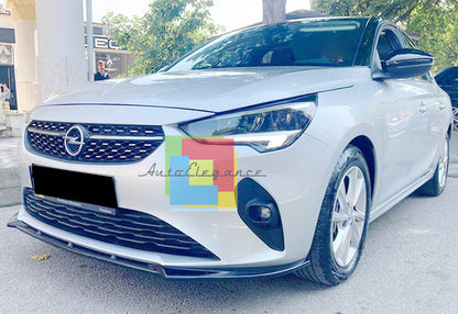 SPLITTER ADATTO PER OPEL CORSA F 2019+ STANDARD NERO LUCIDO