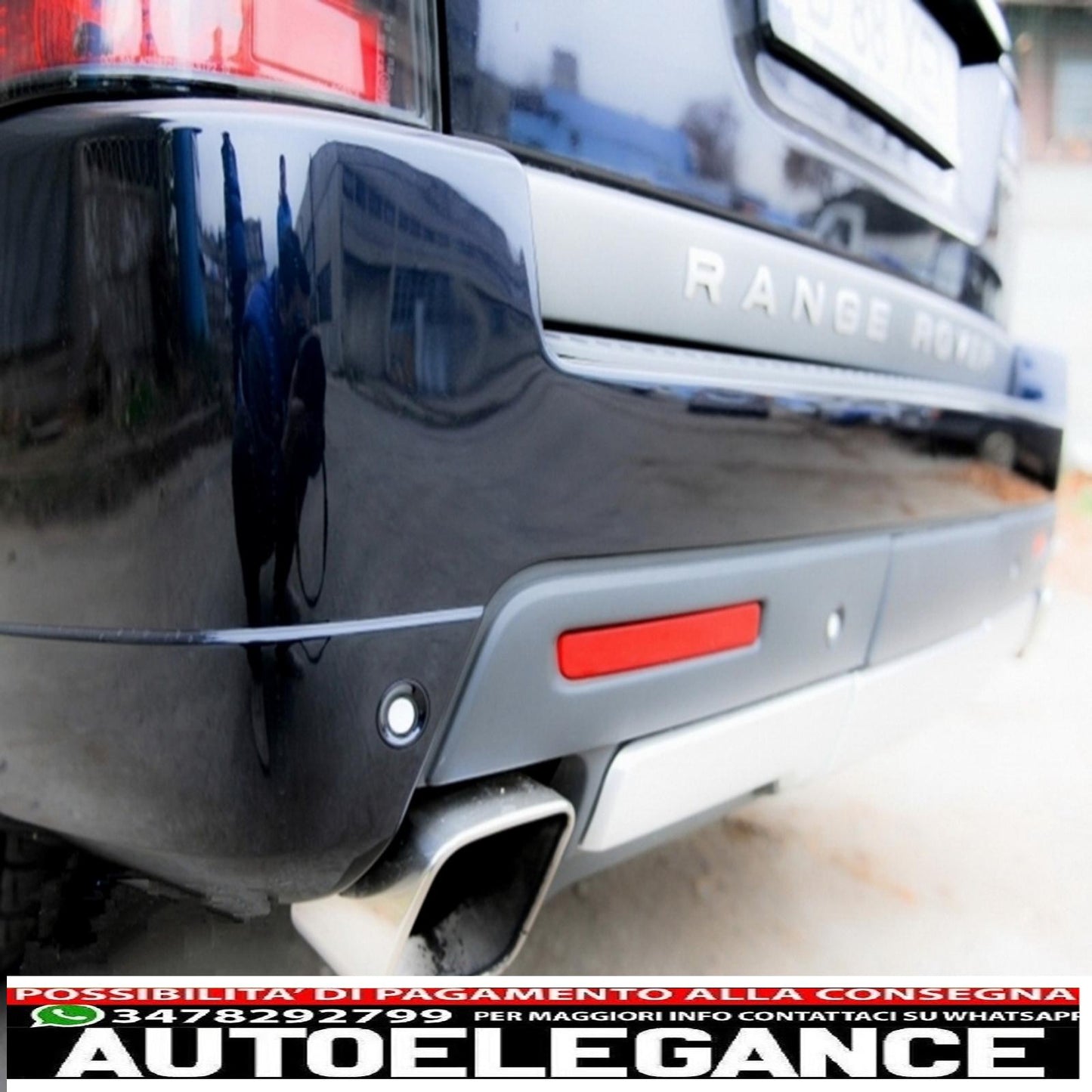 Catarifrangenti paraurti posteriore adatti per Range Rover Sport L320 Facelift (2010-2013) Land Rover Discovery 3 e 4 AUTOELEGANCERICAMBI