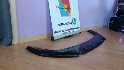 SPLITTER ADATTO PER SEAT CUPRA LEON 2020+ DESIGN SPORTIVO LOOK NERO LUCIDO