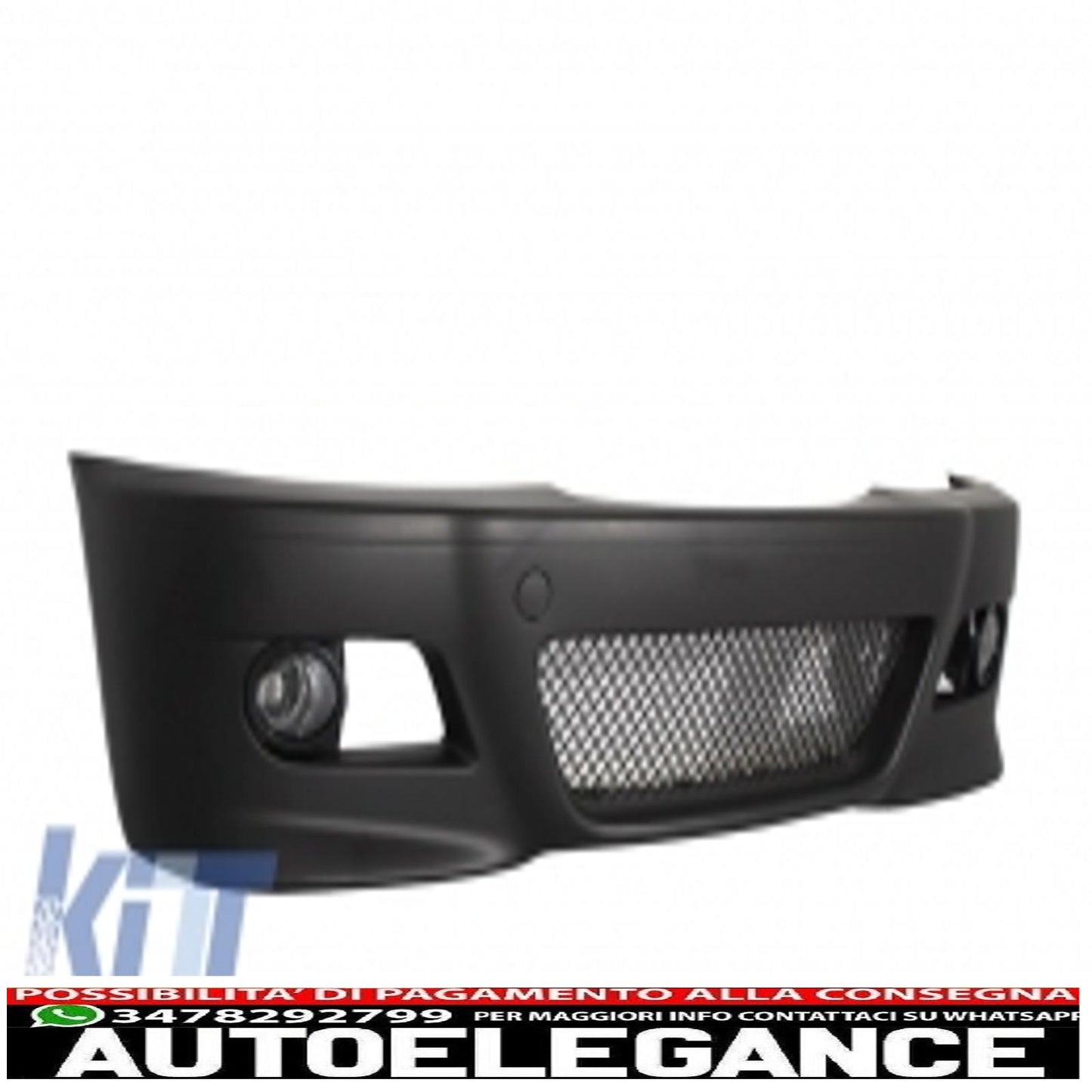 front bumper suitable for bmw 3 series e46 coupe/cabrio/sedat/station wagon (1998-2004) m3 design with front bumper splitter csl design carbon
