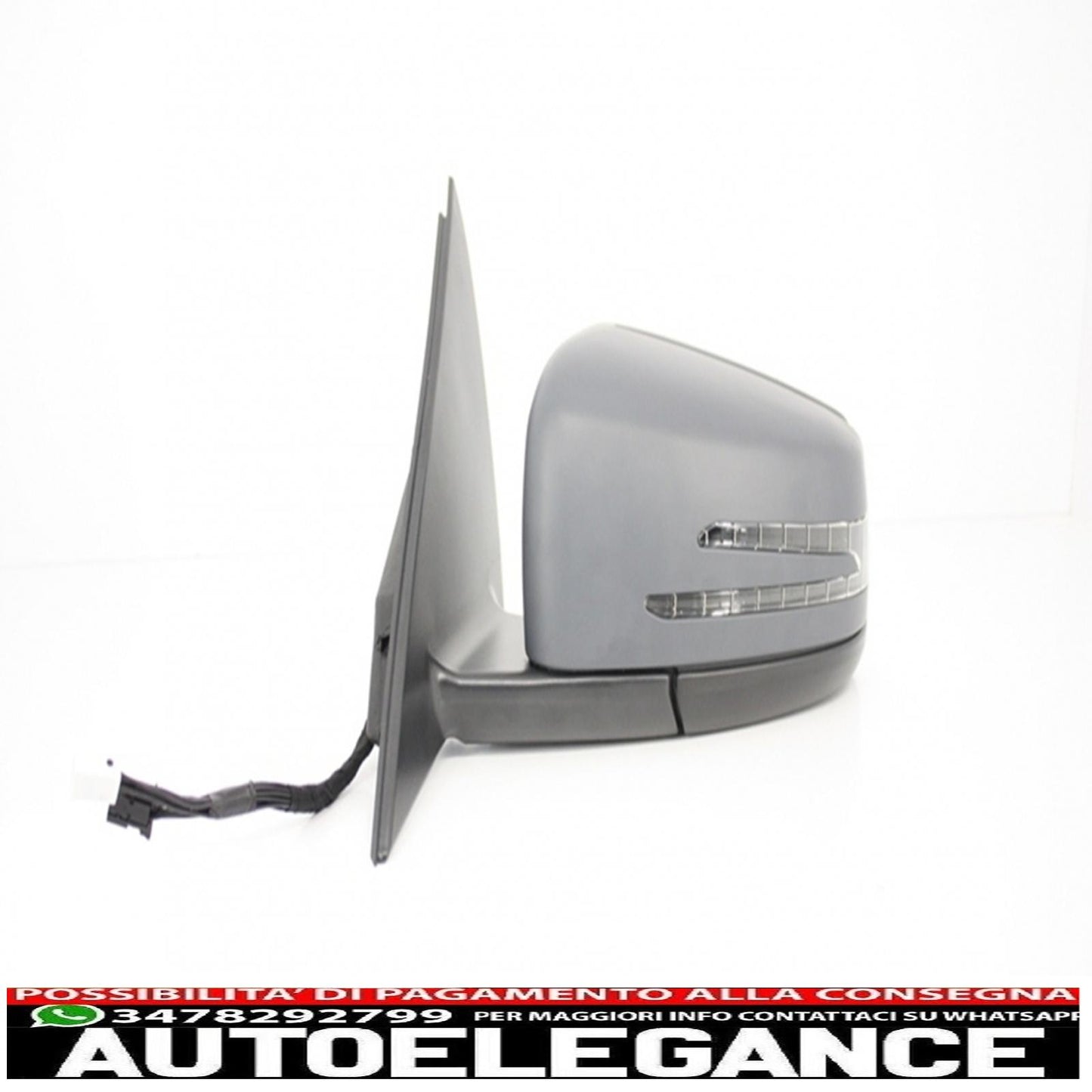 Complete mirror assembly suitable for mercedes c-class w204 (2007-2012) restyling design