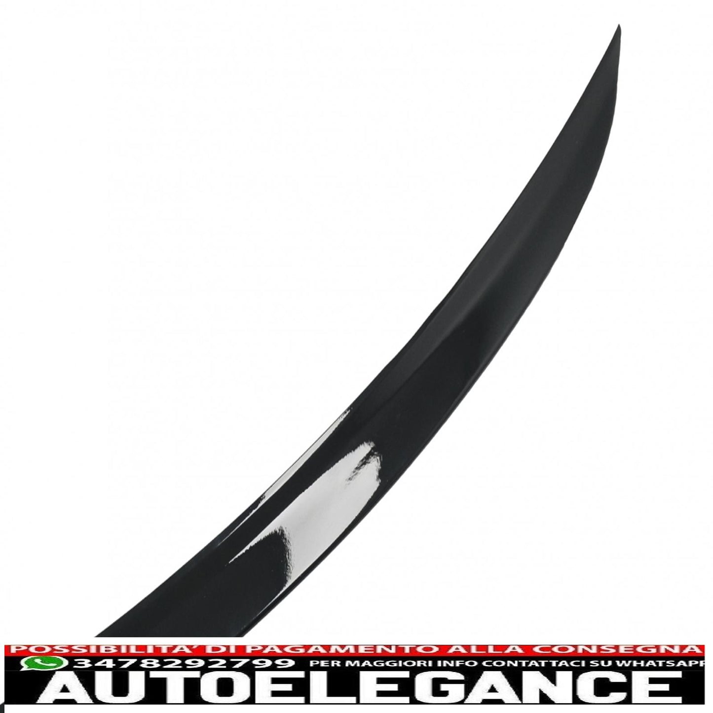 roof spoiler suitable for mercedes a-class w177 hatchback (2018-up) a45 design piano black