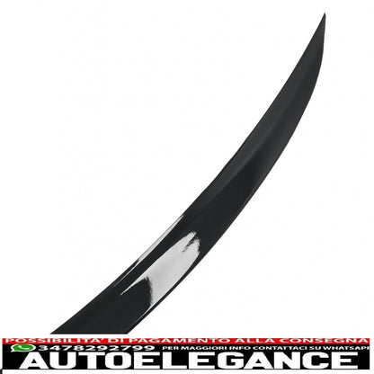 roof spoiler suitable for mercedes a-class w177 hatchback (2018-up) a45 design piano black