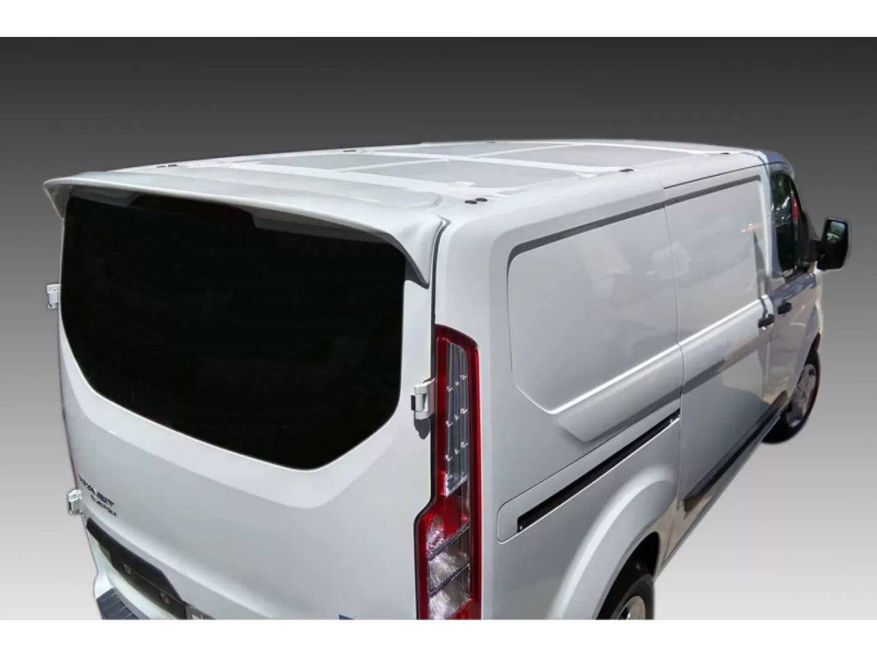 SPOILER TETTO ADATTO PER FORD TRANSIT CUSTOM 2012+ LOOK GREZZO DESIGN SPORTIVO