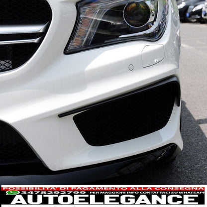 Spoiler front wings spoiler suitable for Mercedes C117 CLA-Class facelift - show original title original text spoiler front wings spoiler suitable for Mercedes C117 CLA-Class pre-facelift