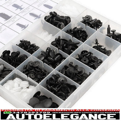 415pcs car clip plastic screw kit 