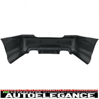 paraurti posteriore adatto per mercedes classe s w221 (2005-2010) design s65 con minigonne laterali versione corta