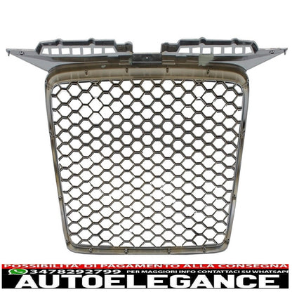 griglia anteriore senza badge adatta per audi a3 8p (2004-2007) rs design