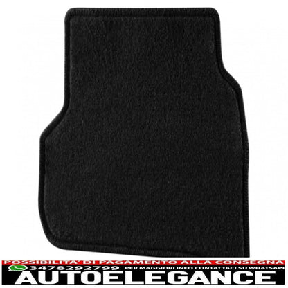 Graphite carpet mat suitable for vw polo (6r) 06/2009-09/2017, cross polo 2010-09/2017