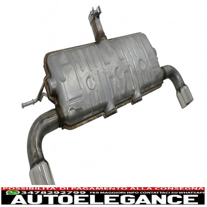 complete exhaust system suitable for vw golf 7 vii (2013-up) gti design