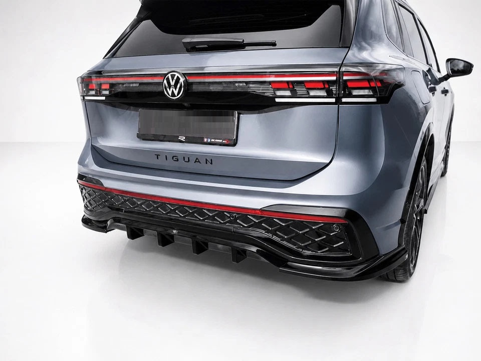 👉Diffusore posteriore per Volkswagen Tiguan R-Line MK3 2024- ABS nero lucido👈