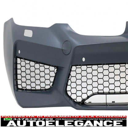 complete body kit suitable for bmw 5 series g30 (2017-2019) m5 design with central kidney grille double stripe m design piano black