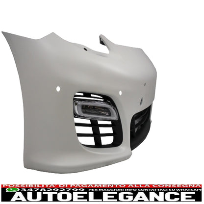 paraurti anteriore con terminali di scarico adatto per porsche 970 panamera (2010-2013) design turbo/gts