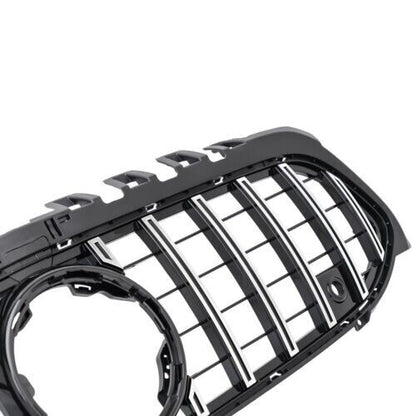 GT Panamericana grille suitable for Mercedes A-Class W177 from 18 silver black-mo 