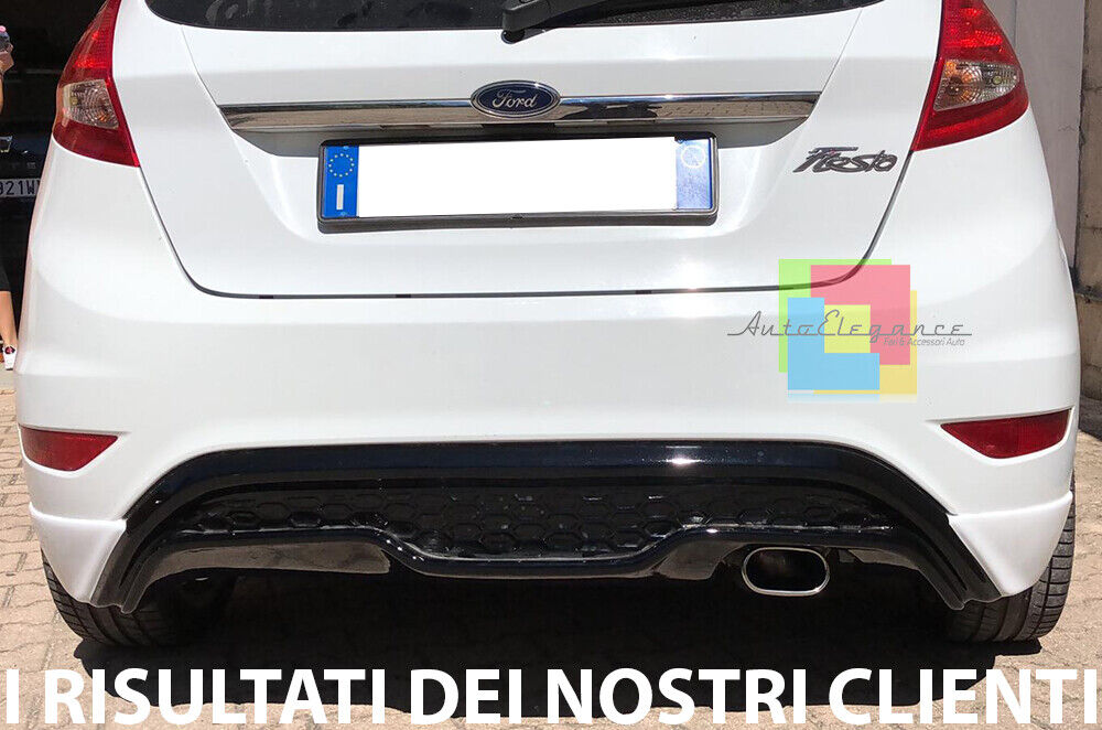 UNDER BUMPER RS LOOK FORD FIESTA MK7 ABS DIFFUSER DAM EXTRACTOR ..1..