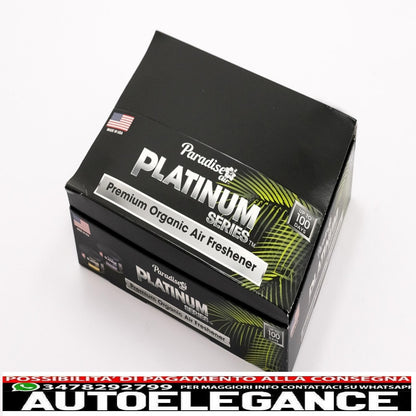 Paradise Air Fresh Deodorante biologico per ambienti serie Platinum 12 lattine assortite