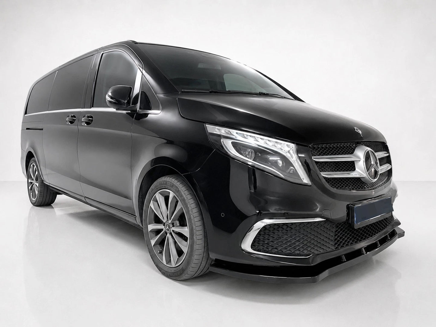 👉Splitter Anteriore Mercedes Classe V W447 Facelift 2019+ Nero Lucido👈