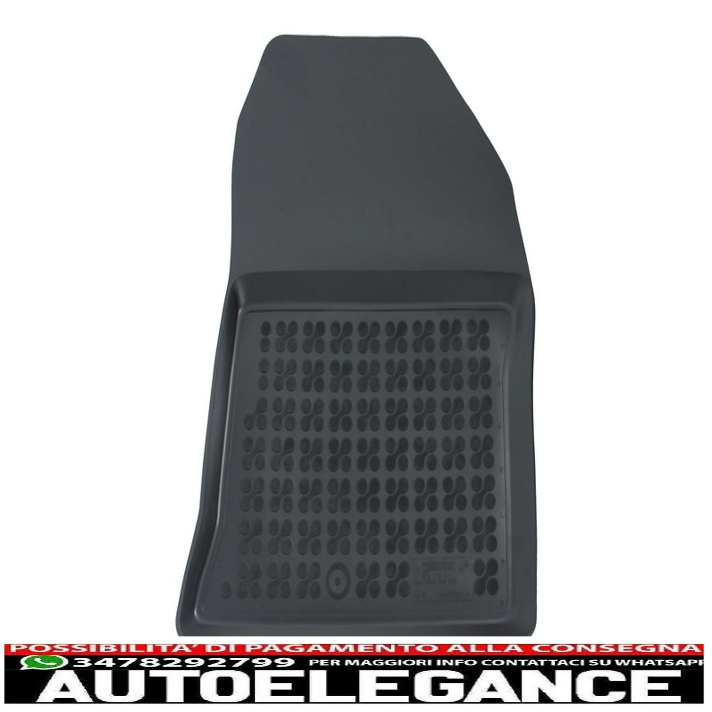 Black mat suitable for Dacia Dokker 2012-