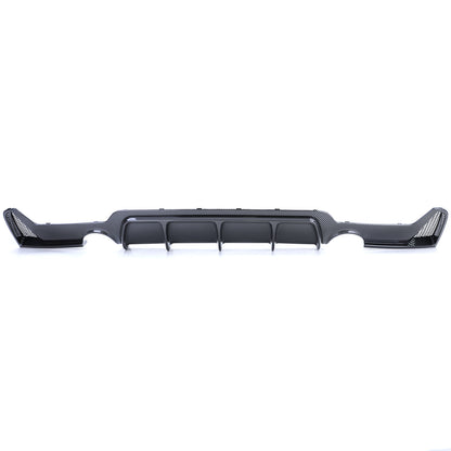 DIFFUSORE + TERMINALI DI SCARICO 1+1 ADATTI PER BMW SERIE 4 F32 F33 F36