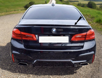 😍Spoiler stivale bagagliaio per BMW Serie 5 G30 2017+ Design M5 nero opaco😍