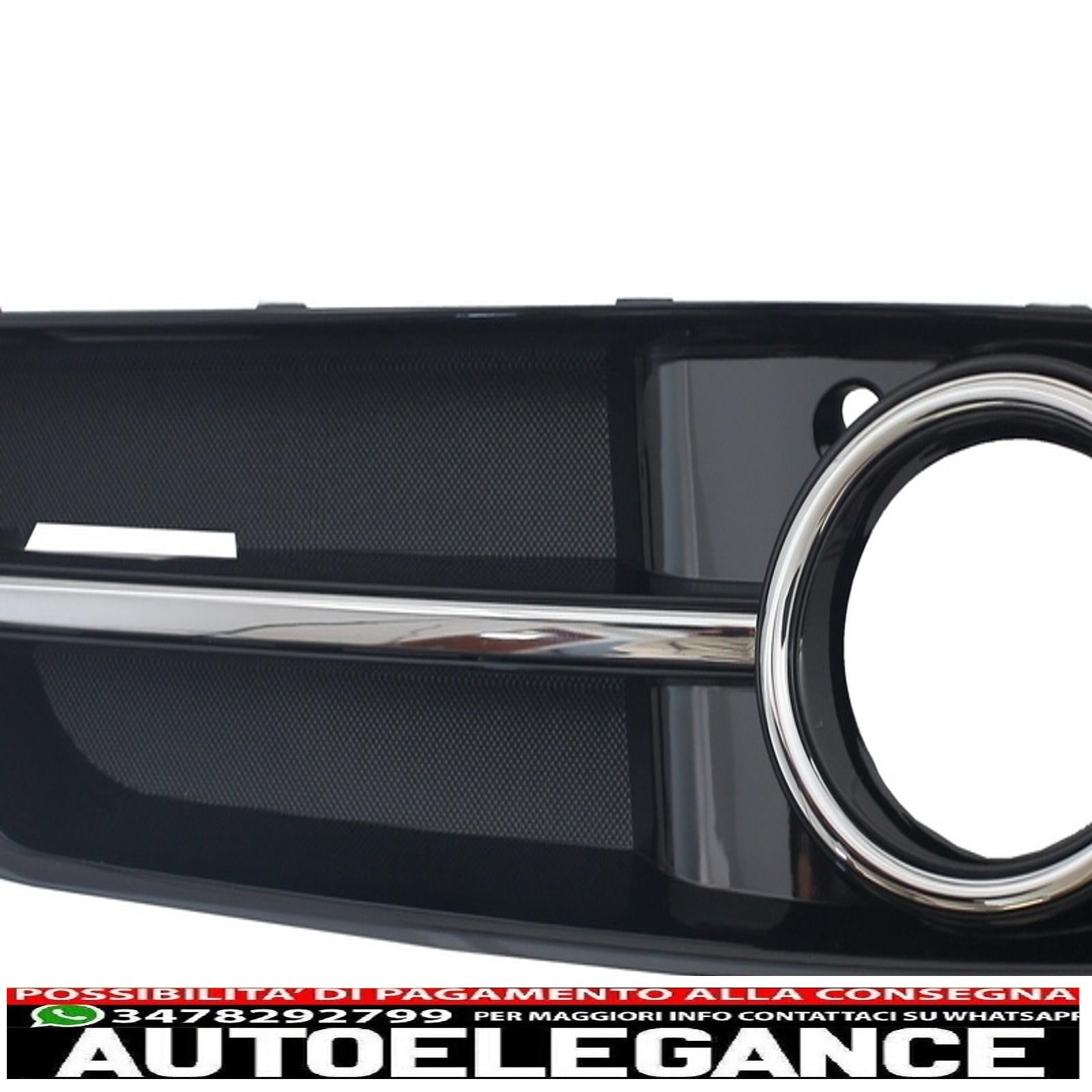Copri fendinebbia griglie laterali adatti per audi a3 facelift (8p1) (2008-2012) s3 sline design AUTOELEGANCERICAMBI