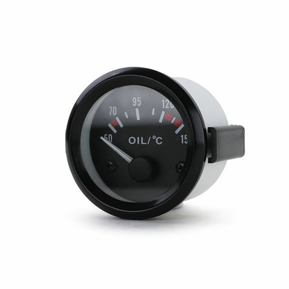 Additional instrument oil temperature indicator 52mm youngtimer classic black