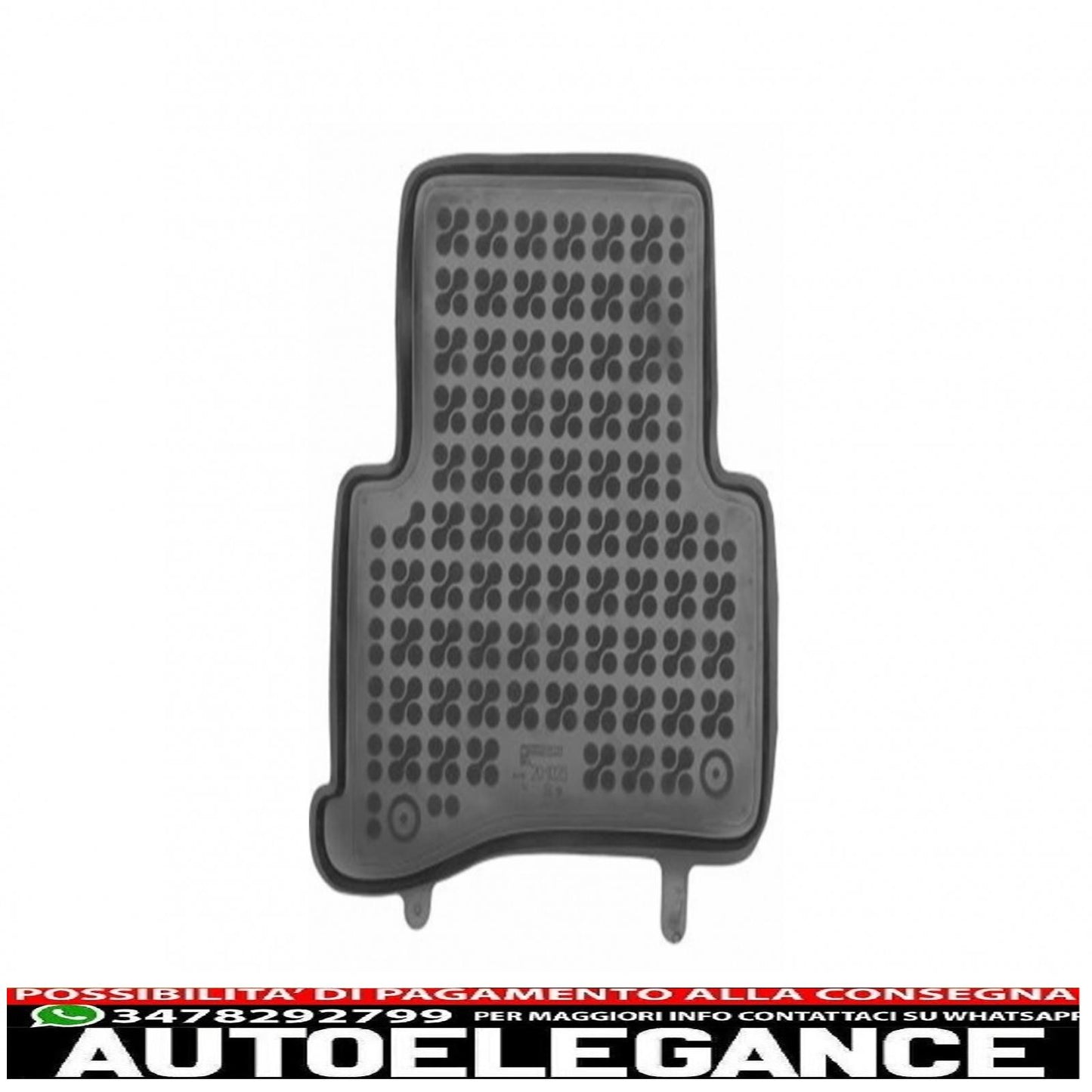 Black rubber mats suitable for kia sportage iv facelift (2018-)