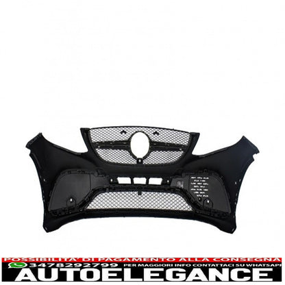 complete body kit suitable for mercedes gle w166 suv (2015-2018) black chrome