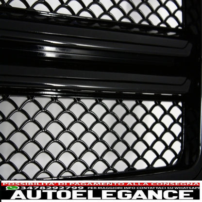 front grill suitable for mercedes g class w463 (1990-2017) new design g65 g63 all black