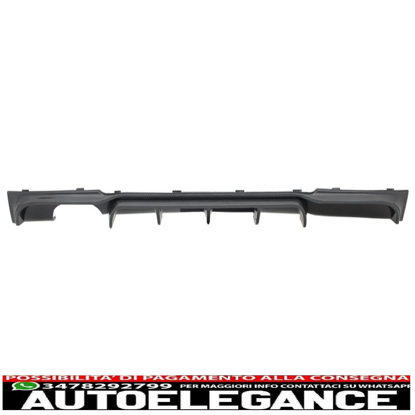 spoiler paraurti posteriore mantovana diffusore in carbonio adatto per bmw serie 3 f30 f31 (2011-up) m design uscita sinistra