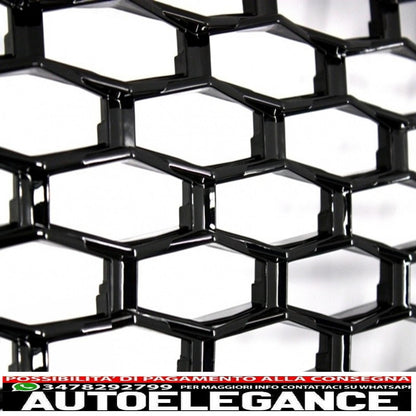 center grille suitable for land rover vogue iii l322 (2002-2005) all black autobiography supercharged edition