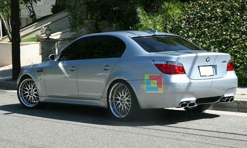 BMW SERIE 5 E60 BERLINA SPOILER LUNOTTO POSTERIORE SUL TETTO LOOK M5 IN ABS AUTOELEGANCERICAMBI