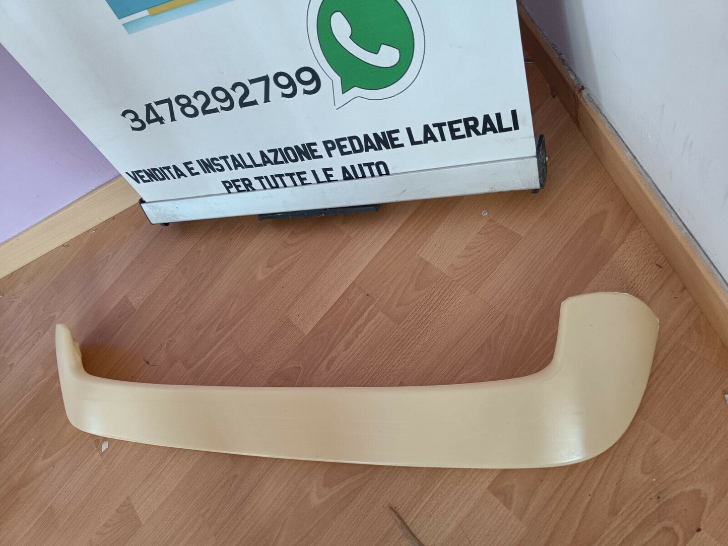 PEUGEOT 206 3 / 5 PORTE SPOILER POSTERIORE SUL TETTO SPORTIVO IN ABS ..-