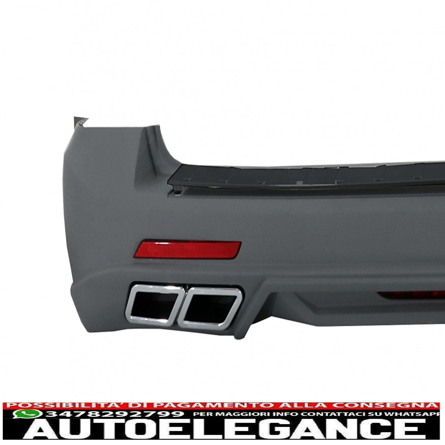rear bumper suitable for vw transporter multivan caravelle t5 and t5.1 facelift (2003-2015) sportline design