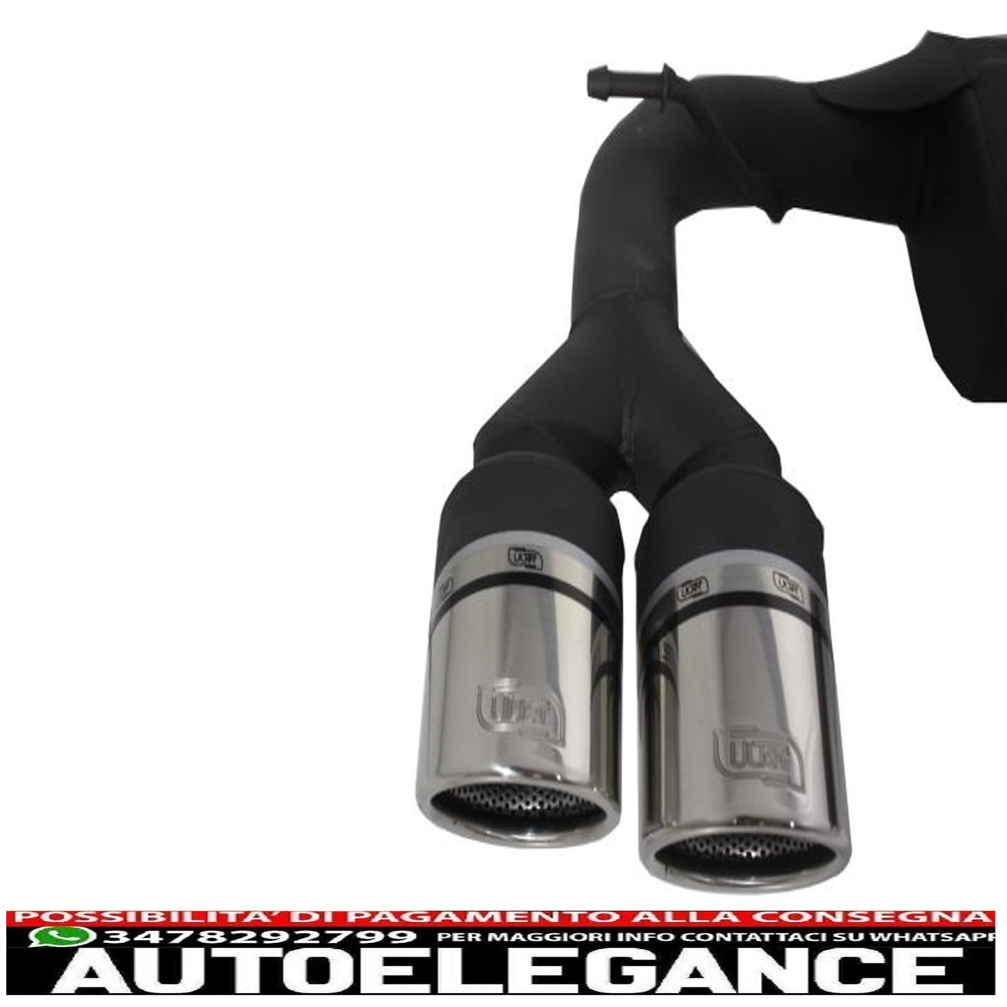 complete exhaust system suitable for vw golf 7 vii (2013-2017) r design 