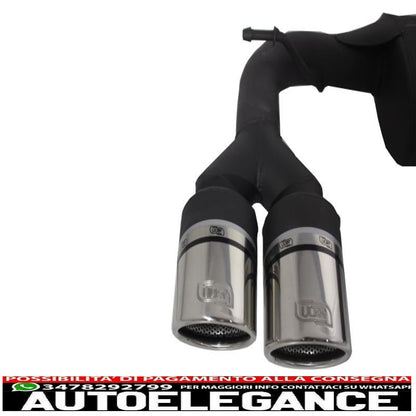 complete exhaust system suitable for vw golf 7 vii (2013-2017) r design 